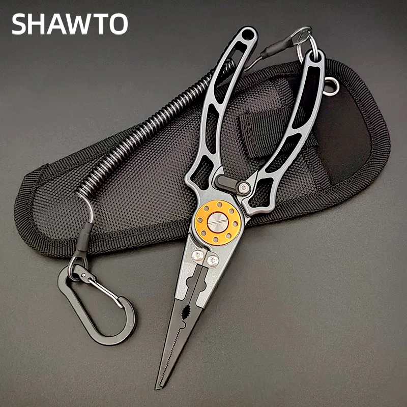 Saltwater Fishing Hook - Shawto 20cm Aluminum Fishing Pliers Saltwater