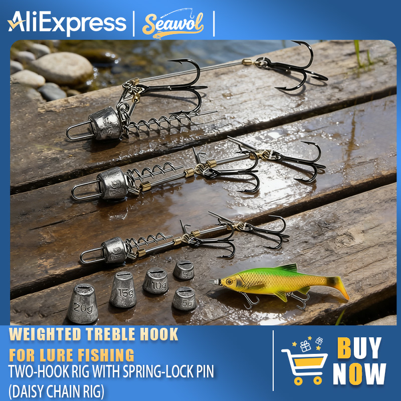 Saltwater Fishing Hook - Fishing Hook Rigs Steel Leader, Weighted