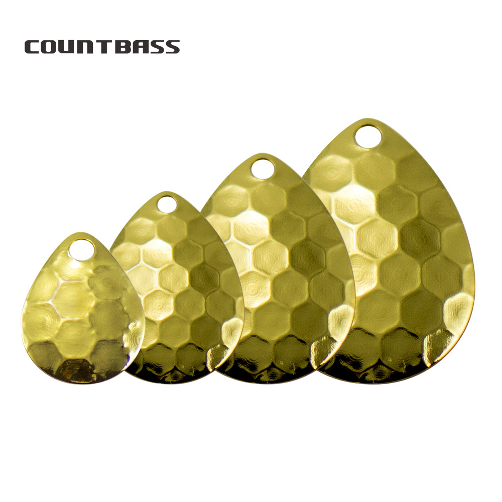 Fishing Equipment Parts - Countbass 50pcs Size 2-5 Gold Plating