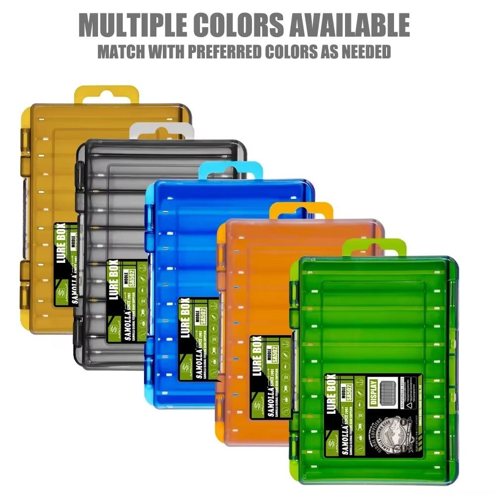 Tackle Box - Plastic Fishing Tackle Box Double Sided