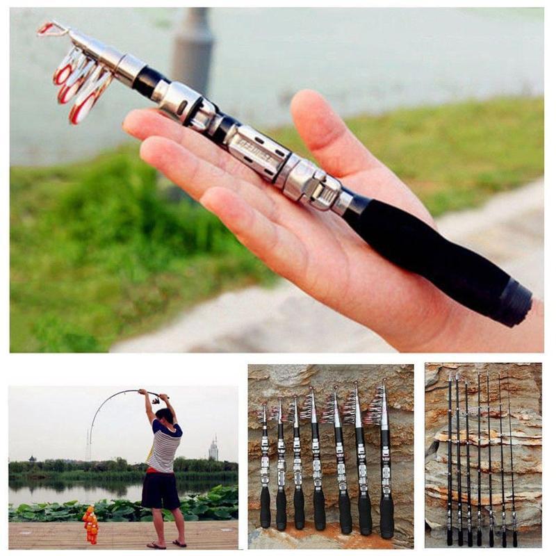 Fishing Equipment Tools - 1.0m Super Hard Mini Telescopic Fishing