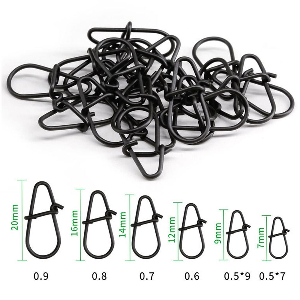 100Pcs/lot Matte black Snap Fi - Tackle Box ulasan dan harga