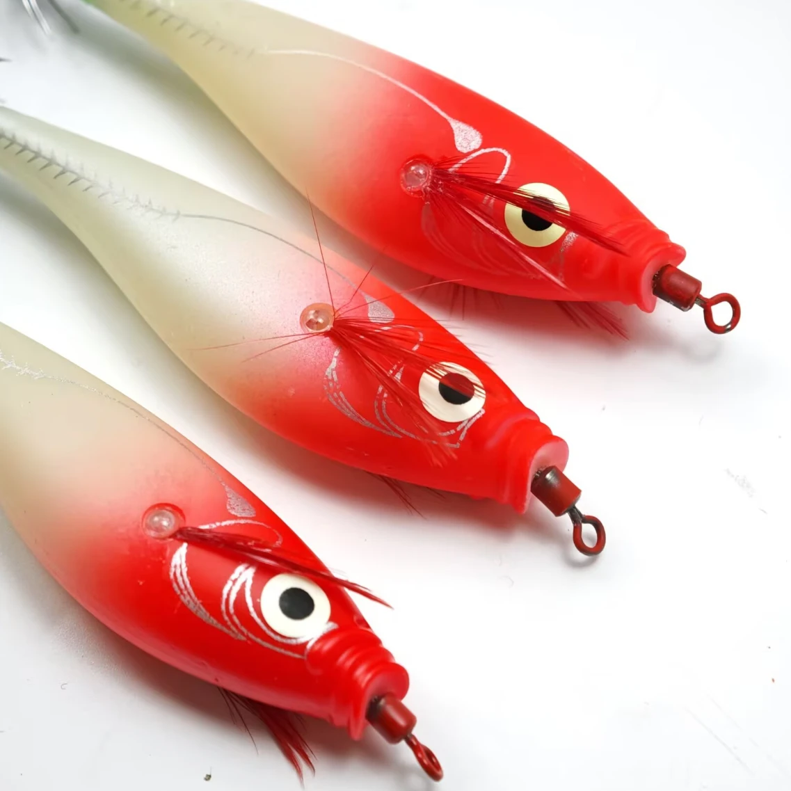 17pcs 10cm Glow Squid Jig Hook - Saltwater Fishing Hook ulasan dan harga