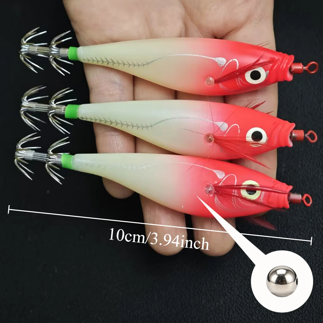 17pcs 10cm Glow Squid Jig Hook - Saltwater Fishing Hook ulasan dan harga