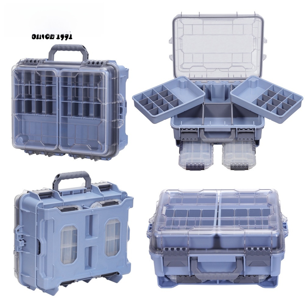 1pc Waterproof Double Layer Po - Tackle Box ulasan dan harga