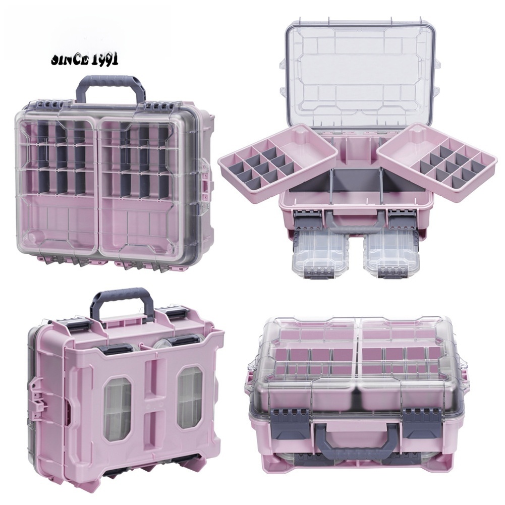 1pc Waterproof Double Layer Po - Tackle Box ulasan dan harga