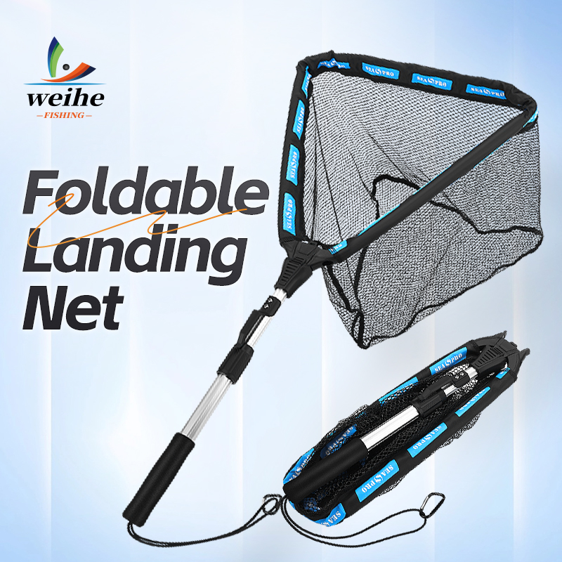 WEIHE 1PC Portable Folding Tri - Fishing Equipment Net ulasan dan harga