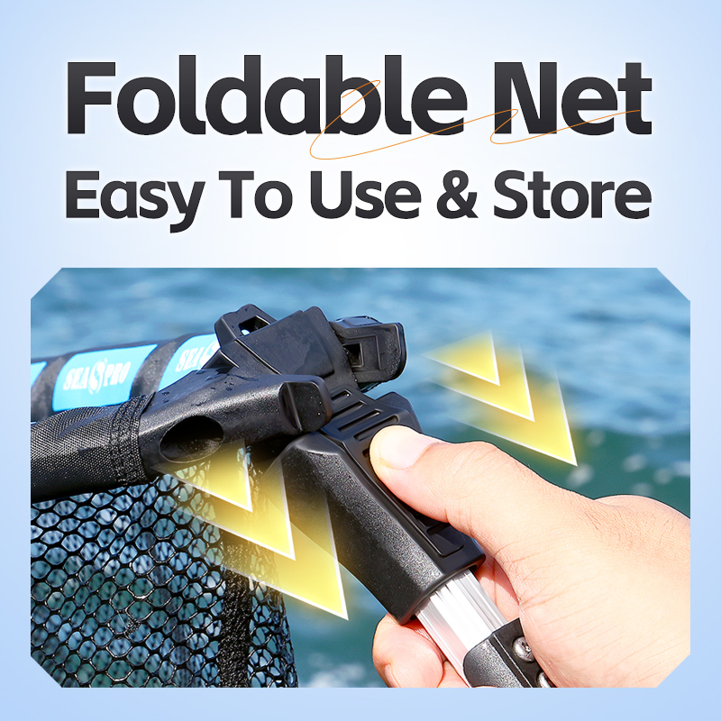 WEIHE 1PC Portable Folding Tri - Fishing Equipment Net ulasan dan harga