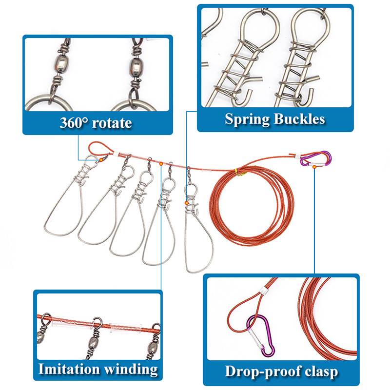 New【Stainless Steel Fishing Lo - Fishing Equipment Tools ulasan dan harga