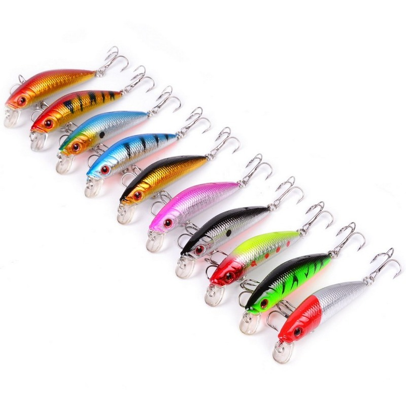 Fishing Lure 70mm 8g 3D Eyes C - Fishing Equipment Parts ulasan dan harga