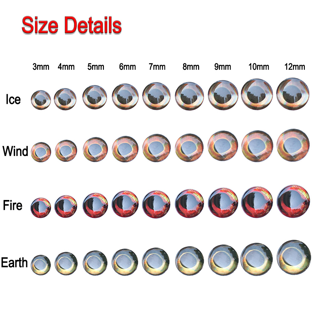 ICERIO 100PCS  Holographic 3D  - Fishing Equipment Parts ulasan dan harga