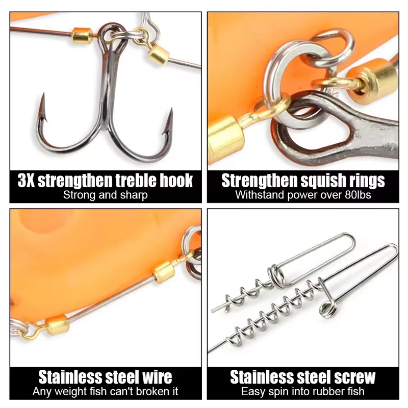 Fishing Hook Rigs Steel Leader - Saltwater Fishing Hook ulasan dan harga