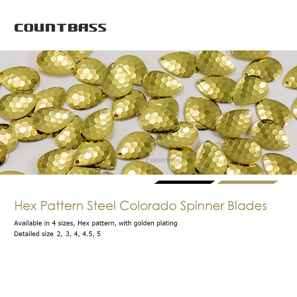Countbass 50pcs Size 2-5 Gold  - Fishing Equipment Parts ulasan dan harga