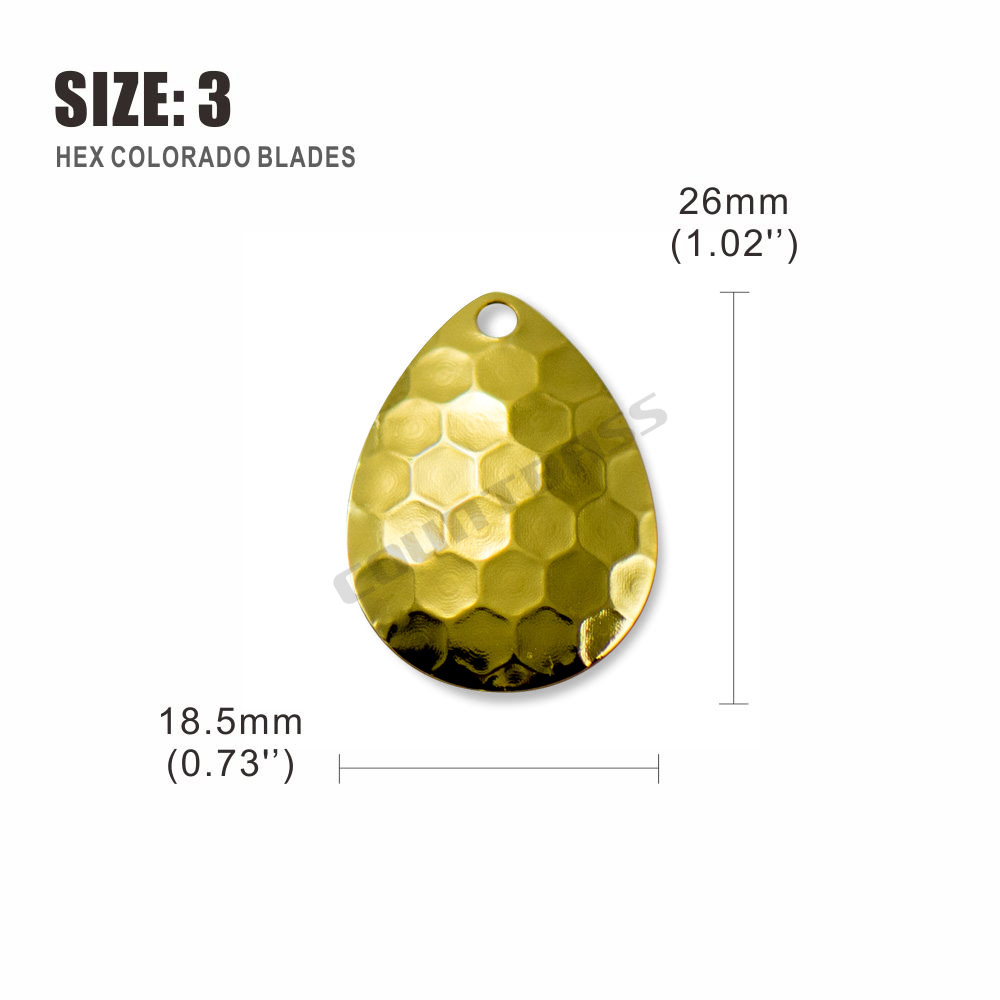 Countbass 50pcs Size 2-5 Gold  - Fishing Equipment Parts ulasan dan harga