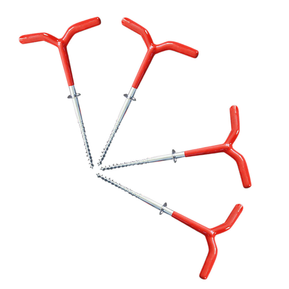4pcs Ice Nail Anchors Metal Ru - Fishing Equipment Net ulasan dan harga