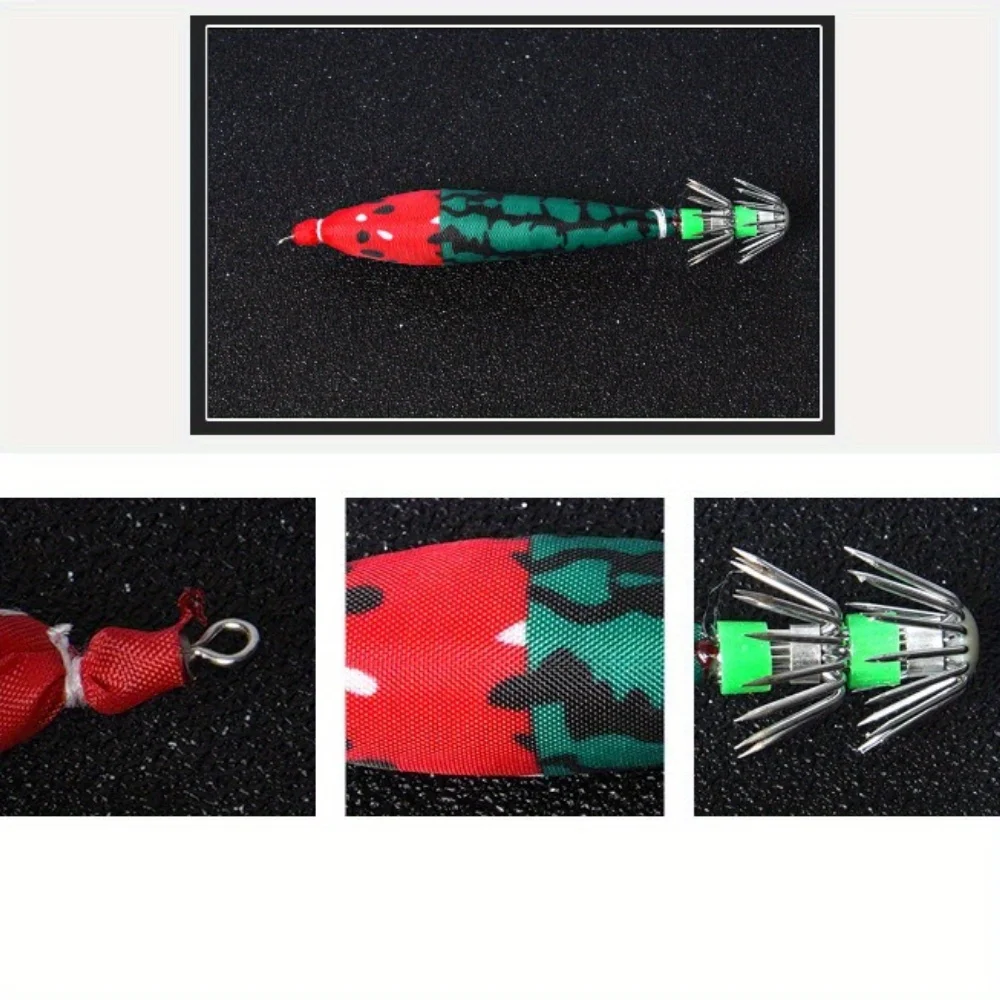 21pcs 10cm Horizontal Squid Ji - Saltwater Fishing Hook ulasan dan harga