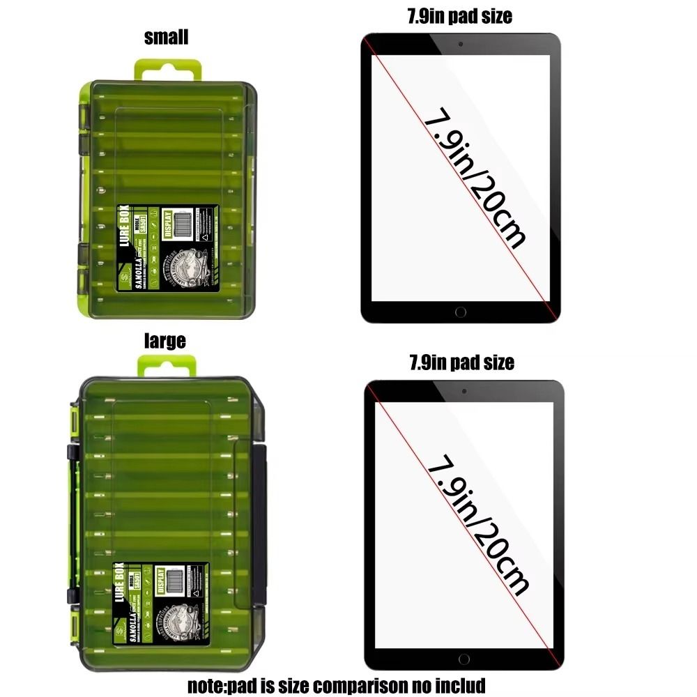 Plastic Fishing Tackle Box Dou - Tackle Box ulasan dan harga