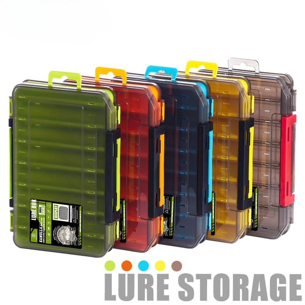 Plastic Fishing Tackle Box Dou - Tackle Box ulasan dan harga