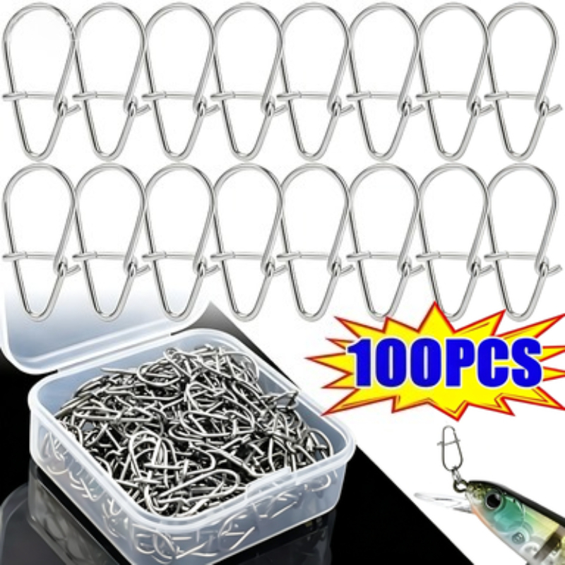 100PCS Stainless Steel Fishing - Fishing Equipment Tools ulasan dan harga