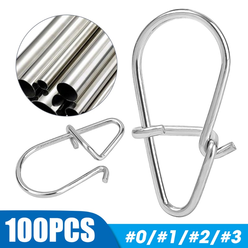 100PCS Stainless Steel Fishing - Fishing Equipment Tools ulasan dan harga