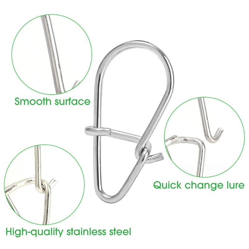 100PCS Stainless Steel Fishing - Fishing Equipment Tools ulasan dan harga