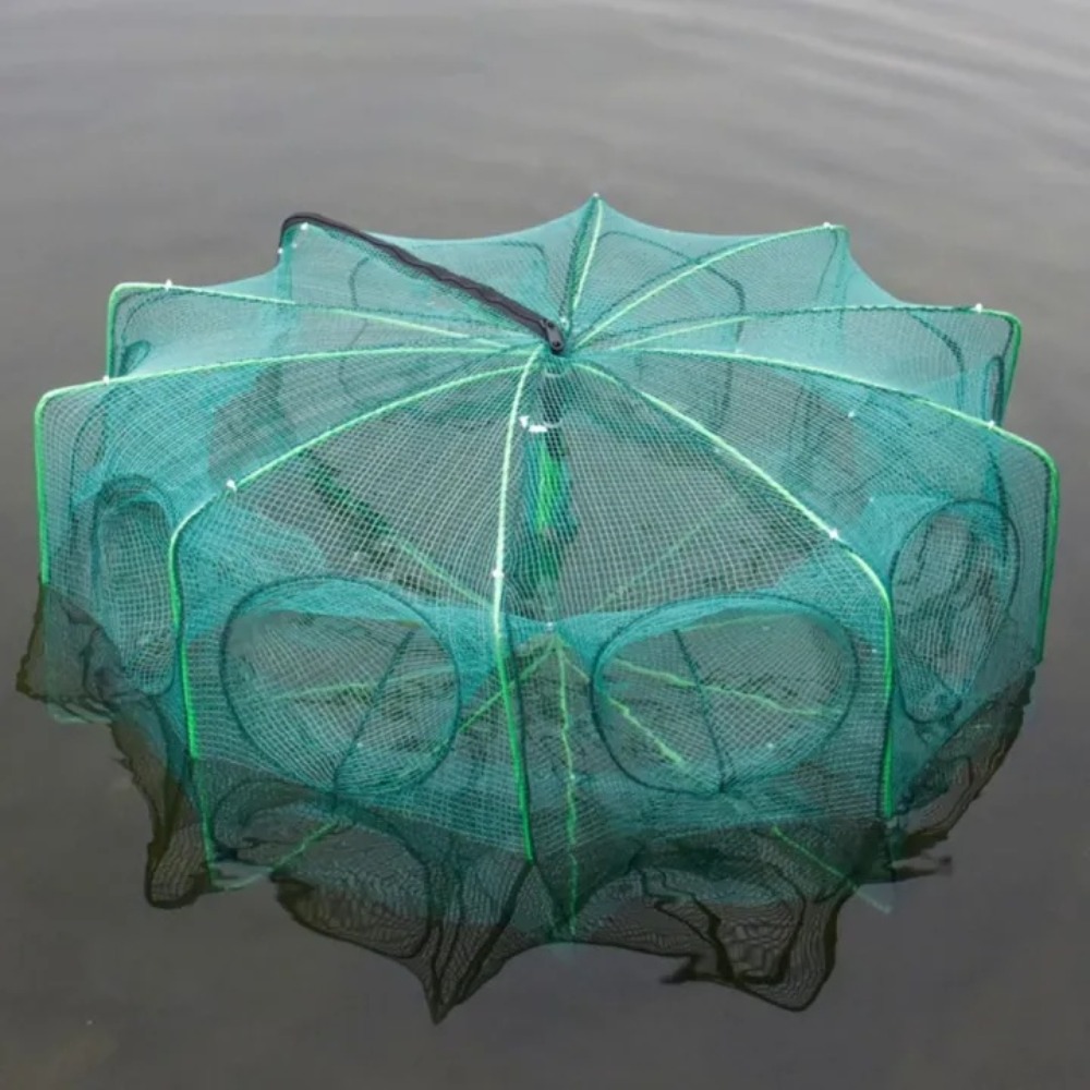 Fishing Mesh Plastic Folded Po - Fishing Equipment Net ulasan dan harga