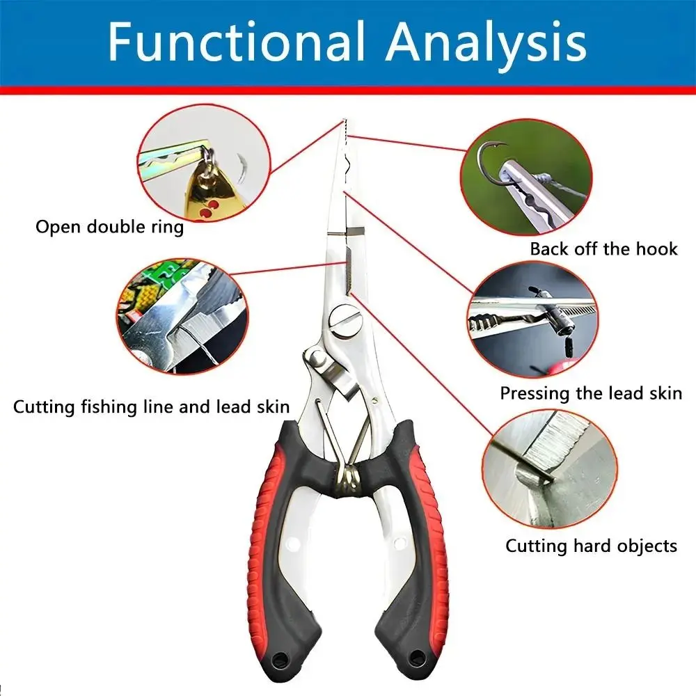 Stainless Steel Fishing Pliers - Saltwater Fishing Hook ulasan dan harga